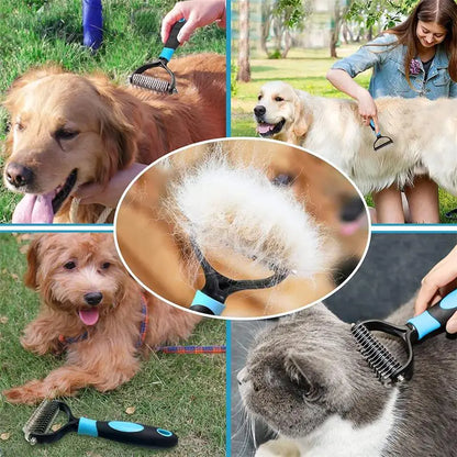 Professional Dog Brush Pet Hair Remover Dog Grooming Comb Removes Hairs Cats Dogs Animal Hair Brush Dog Accessories Pet Items