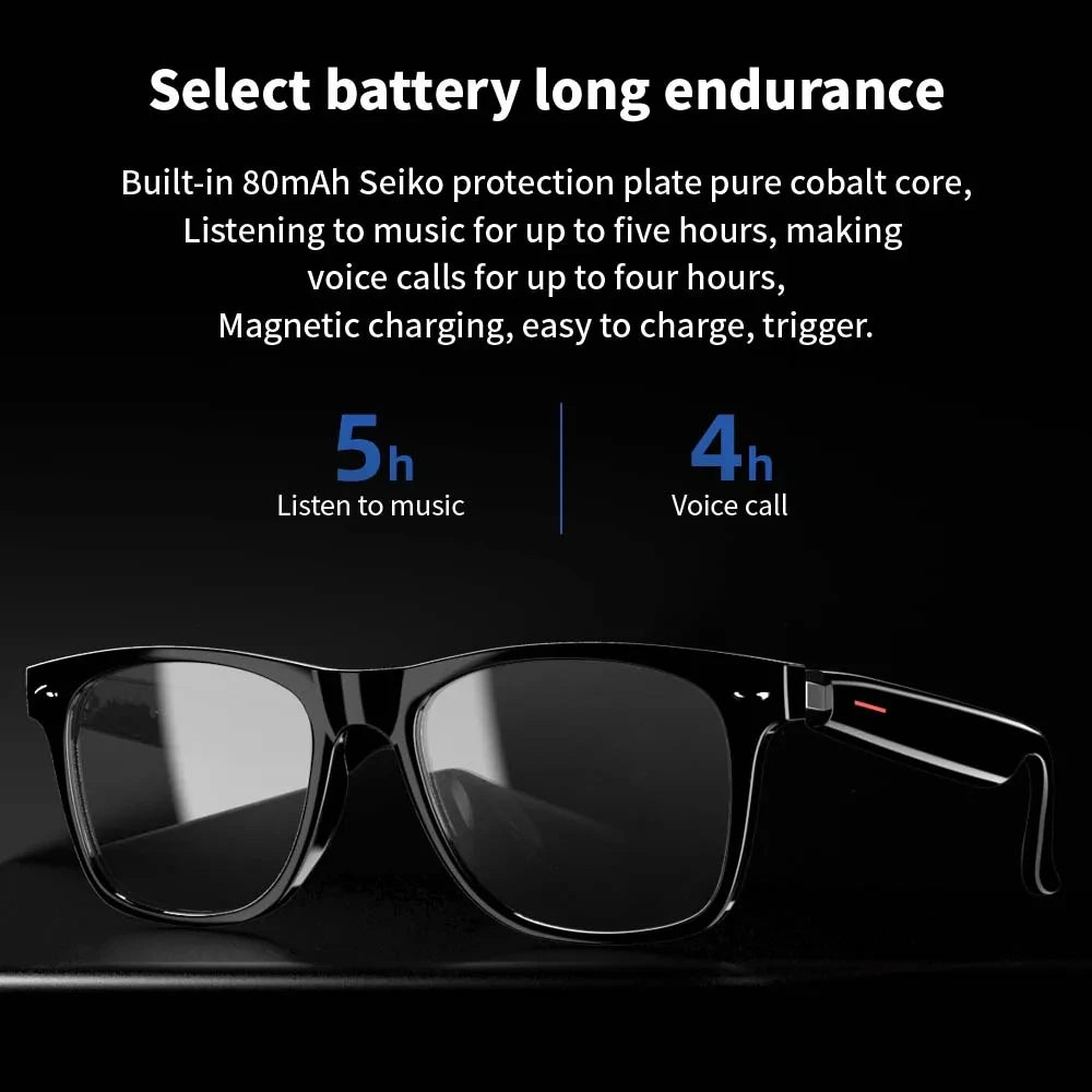 Smart Glasses Bluetooth Call Voice Assistant Listen Music Glasses Smart Sports Polarized Sunglasses Anti-Blue Eyeglasses